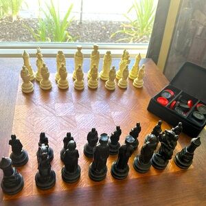 Chess and Checkers Set